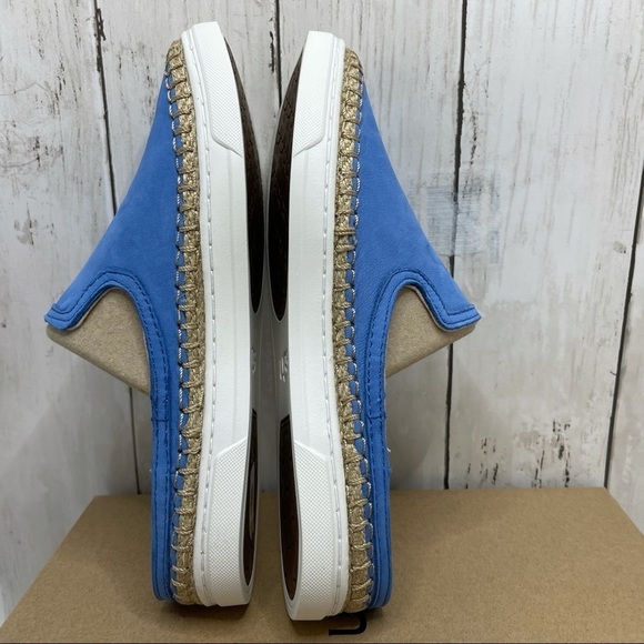 UGG Caleel Blue Nubuck Espadrille Sneaker Size 7 - Picture 5 of 13